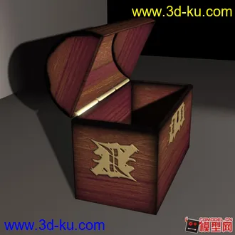 模型下载——木箱（打开+合上）的图片