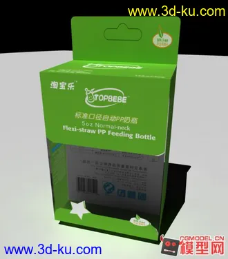 发个奶瓶包装的模型给大家，给有需要的朋友看看的图片