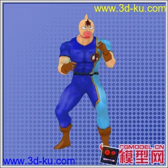 3D打印模型Ultimate Muscle Legends vs New Generation的图片