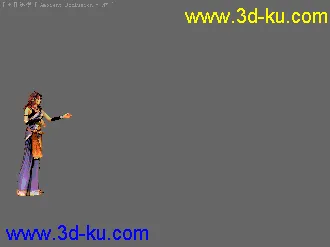 3D打印模型西方写实 美女云芳舞蹈动画的图片