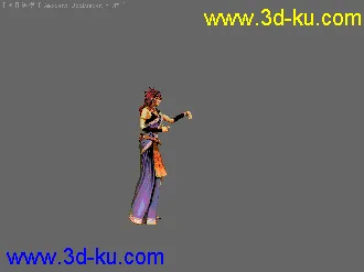 3D打印模型西方写实 美女云芳舞蹈动画的图片