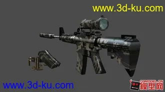 maya模型M4A1的图片