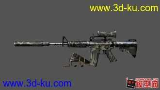 maya模型M4A1的图片