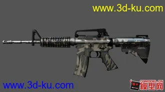 maya模型M4A1的图片