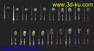 tera武器超牛叉武器～模型贴图分享啦～～～的图片
