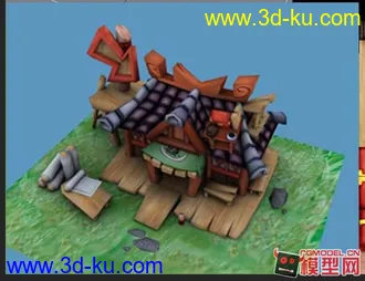 3D打印模型卡通报馆的图片