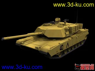 3D打印模型坦克（附完整贴图）的图片