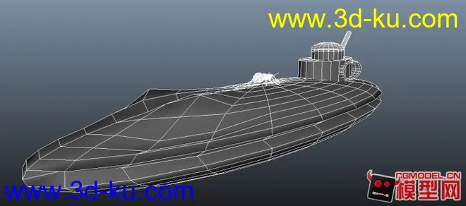 Maya潜艇模型的图片1