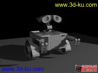 3D打印模型瓦力,,,,白模的图片
