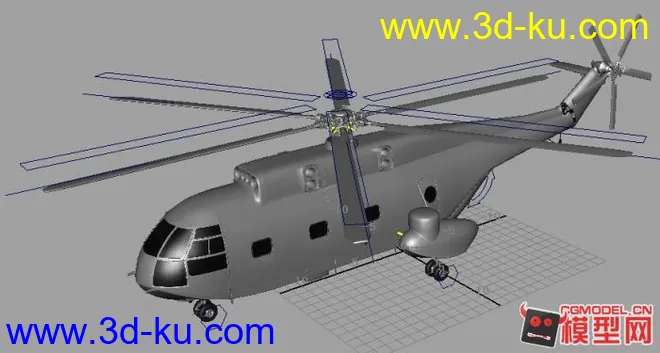 海军直八运输直升机模型的图片1