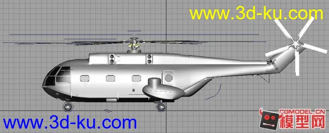 海军直八运输直升机模型的图片2