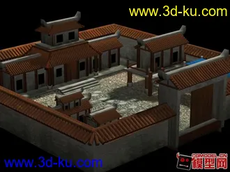 3D打印模型感觉还行的,一个小型场景的图片
