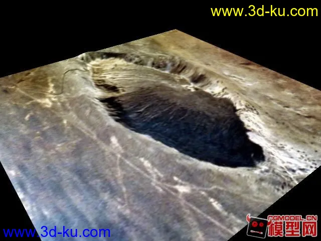 俄羅斯隕石洞模型的图片1