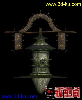 3D打印模型建筑的图片