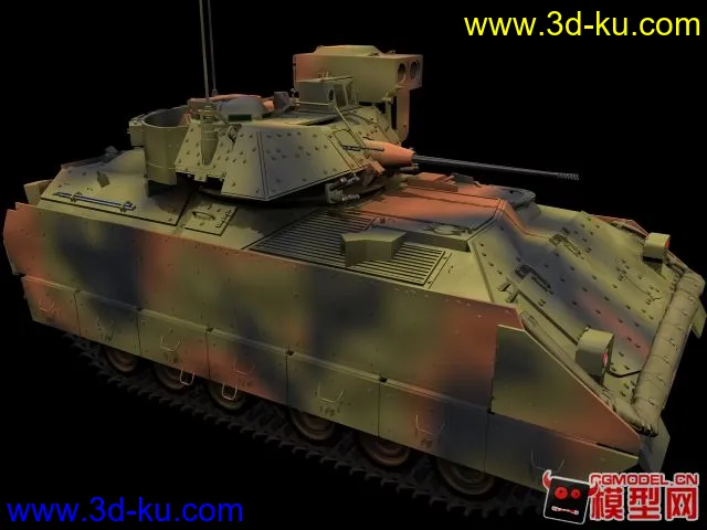 写实坦克-附带完整贴图模型的图片1