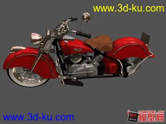 3D打印模型摩托02-附带完整贴图的图片