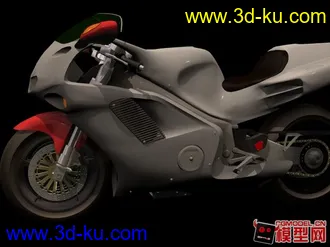 3D打印模型摩托06-附带完整贴图的图片