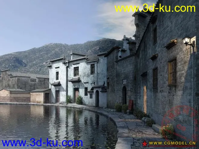 老外原创大师级影视古建模型的图片1