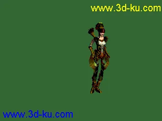 3D打印模型烛龙装 蛇女的图片