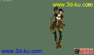 3D打印模型烛龙装 蛇女的图片