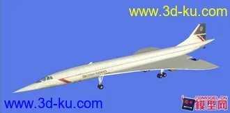 3D打印模型协和号飞机的图片