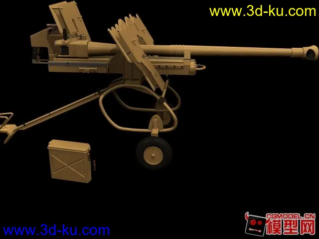 高射炮02-附完整贴图模型的图片1
