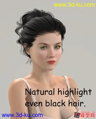 3D打印模型【poser发型】]EM knothair的图片