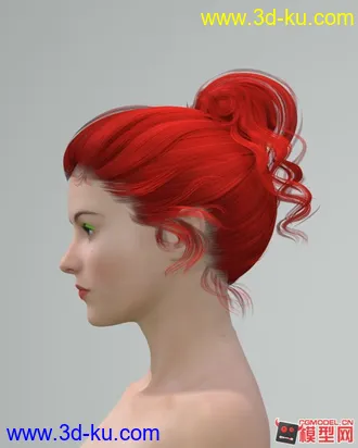 3D打印模型【poser发型】]EM knothair的图片
