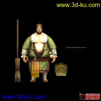 3D打印模型店小二的图片
