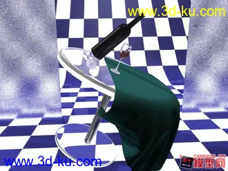 3D打印模型玻璃圆桌   材质下载的图片