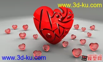 3D打印模型告别演出第六幕(一颗破碎的心)的图片