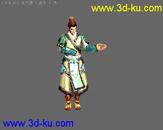 3D打印模型古代东方写实 标准雅士的图片