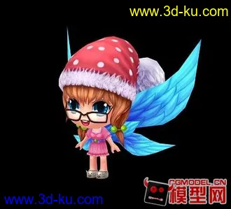 3D打印模型Q版小可爱的图片