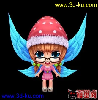3D打印模型Q版小可爱的图片