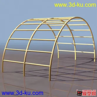 3D打印模型公园设施小合集，椅子滑梯等的图片