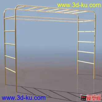 3D打印模型公园设施小合集，椅子滑梯等的图片