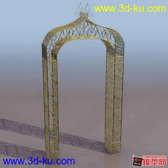 3D打印模型公园设施小合集，椅子滑梯等的图片