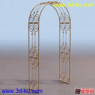 3D打印模型公园设施小合集，椅子滑梯等的图片