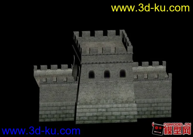 游戏中用到的古建筑模型-大量单个模型的图片1