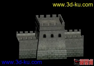 游戏中用到的古建筑模型-大量单个模型的图片