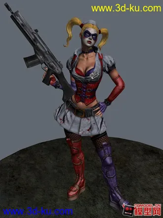 3D打印模型女战士的图片