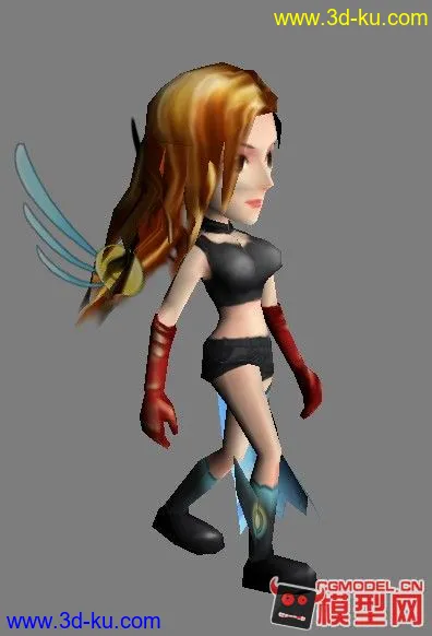 2004年未上线游戏里的一个NPC角色模型的图片3
