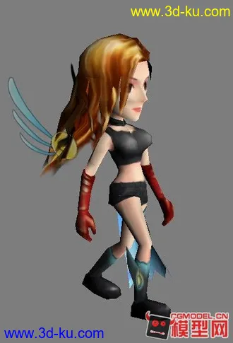 3D打印模型2004年未上线游戏里的一个NPC角色的图片