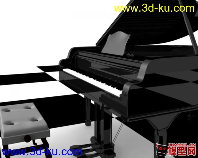 三脚架钢琴模型的图片2