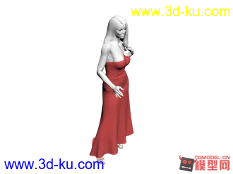 3D打印模型飘亮的新娘子的图片