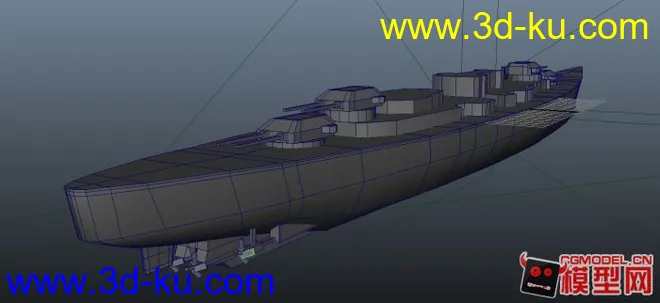 简单的船舰模型的图片1