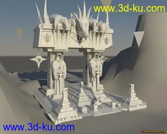 3D打印模型黑暗之门的图片