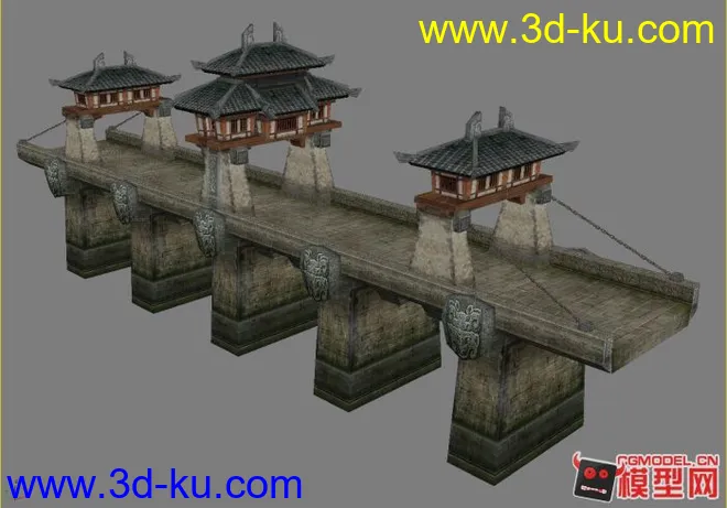 赤壁桥模型的图片1