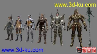 3D打印模型龙骑士套装的图片