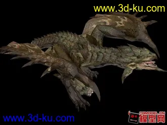 【重磅】怪物猎人3 雄火龙模型 带全套动画的图片